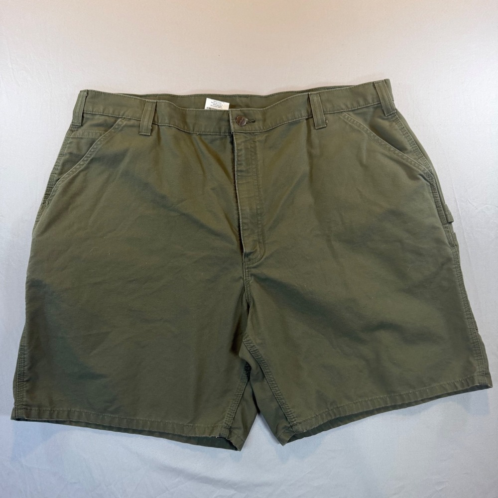Carhartt Mens 44 Shorts Utility Army Green Original Fit Canvas Carpenter Work